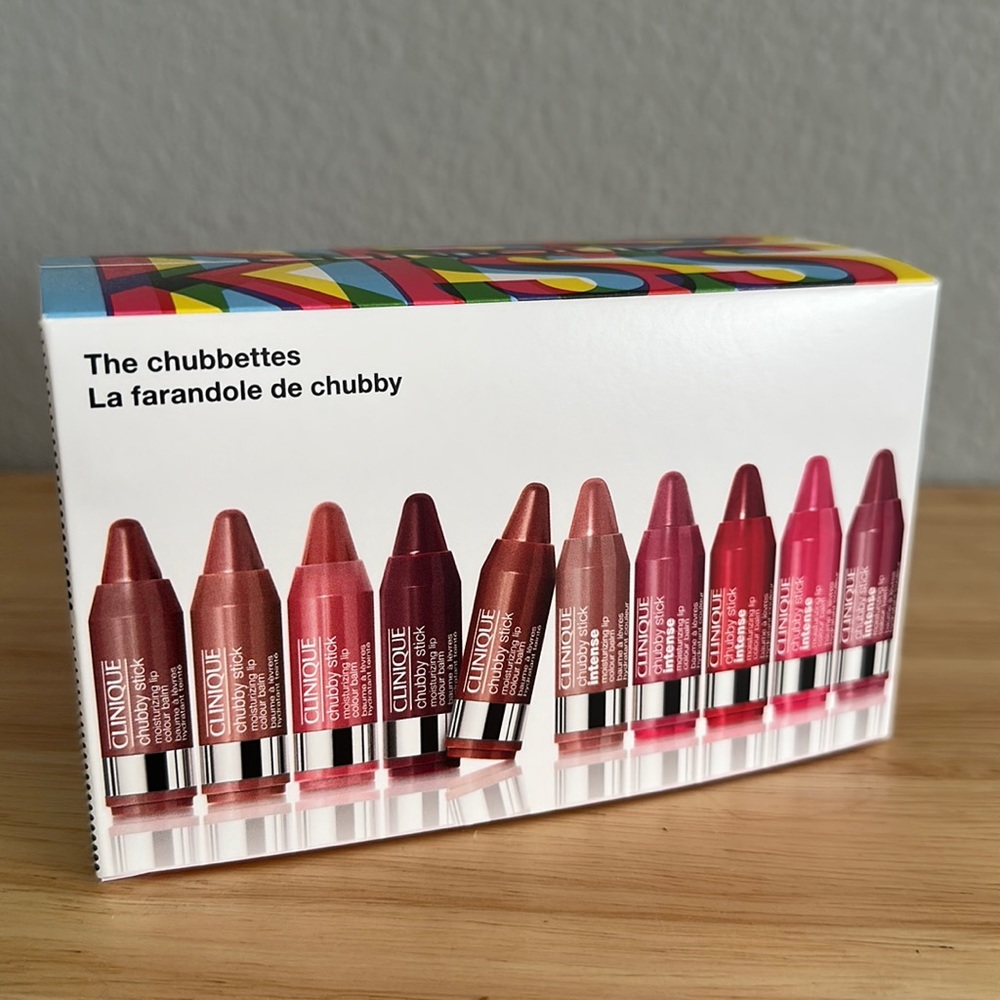 Clinique 10-piece Chubbettes Lip Color Balm Set